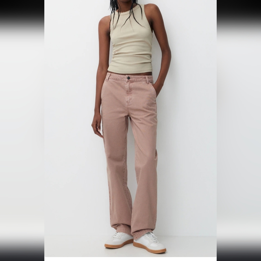 Pull&Bear NWOT High-waist carpenter pants S
